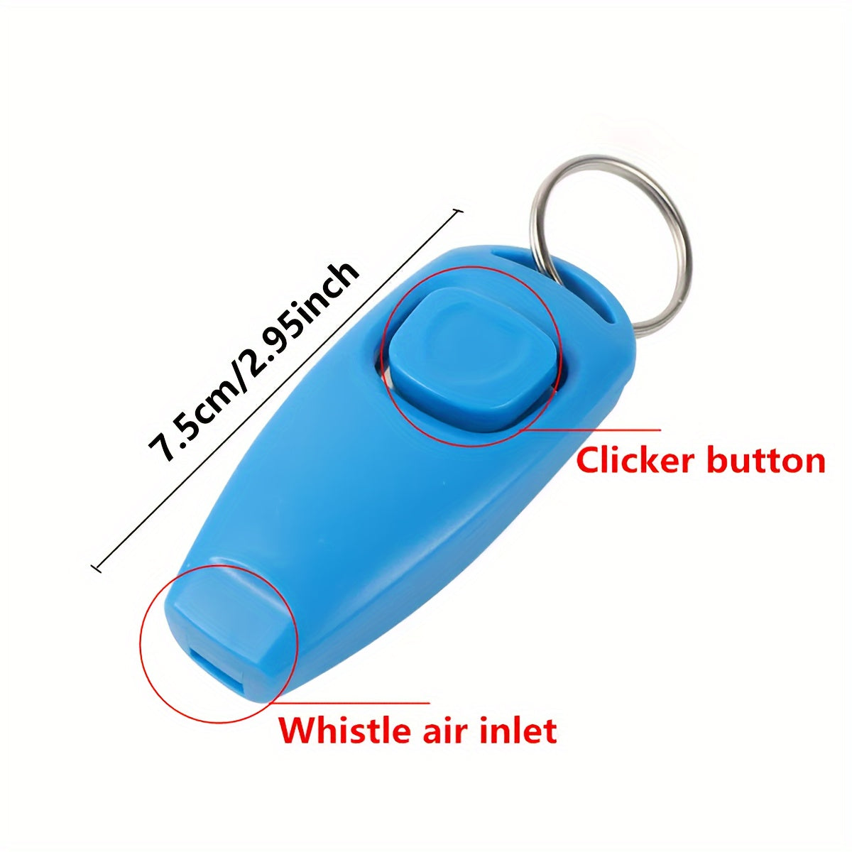 Sifer 2 en 1 pour animaux de compagnie : Whistle et Clicker en plastique durable pour correction de comportement et arrêt de aboiement accessoire d'entraînement pour chiens