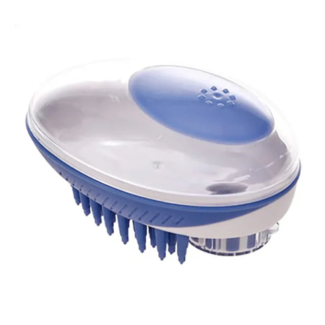 Brosse de bain pour chien et chat 2 en 1 Peigne de massage SPA pour animaux de compagnie