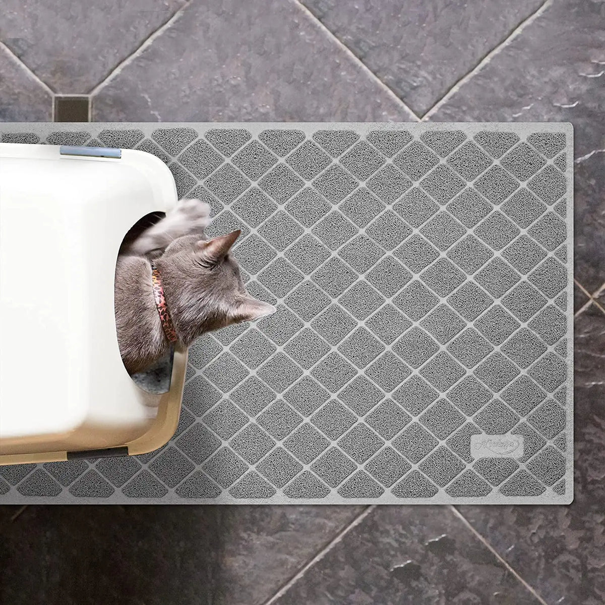 Tapis de litière antidérapant de qualité supérieure pour chat