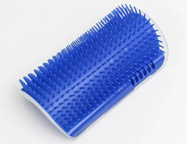 Griffoir d'angle pour chat, brosse de massage, planche à gratter pour chat