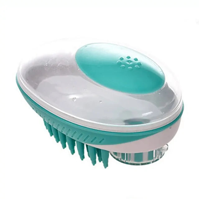 Brosse de bain pour chien et chat 2 en 1 Peigne de massage SPA pour animaux de compagnie