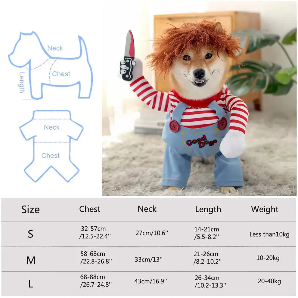 Costume de chien Chucky