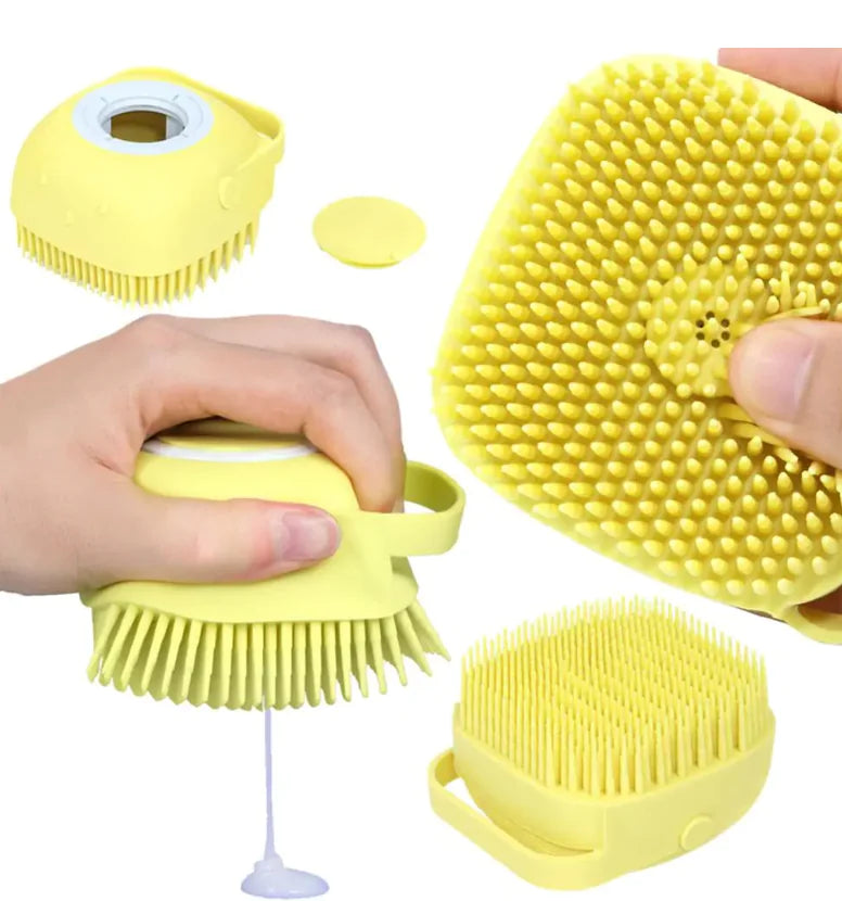 Brosse de bain pour chien