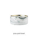  Gray Gold Bowl