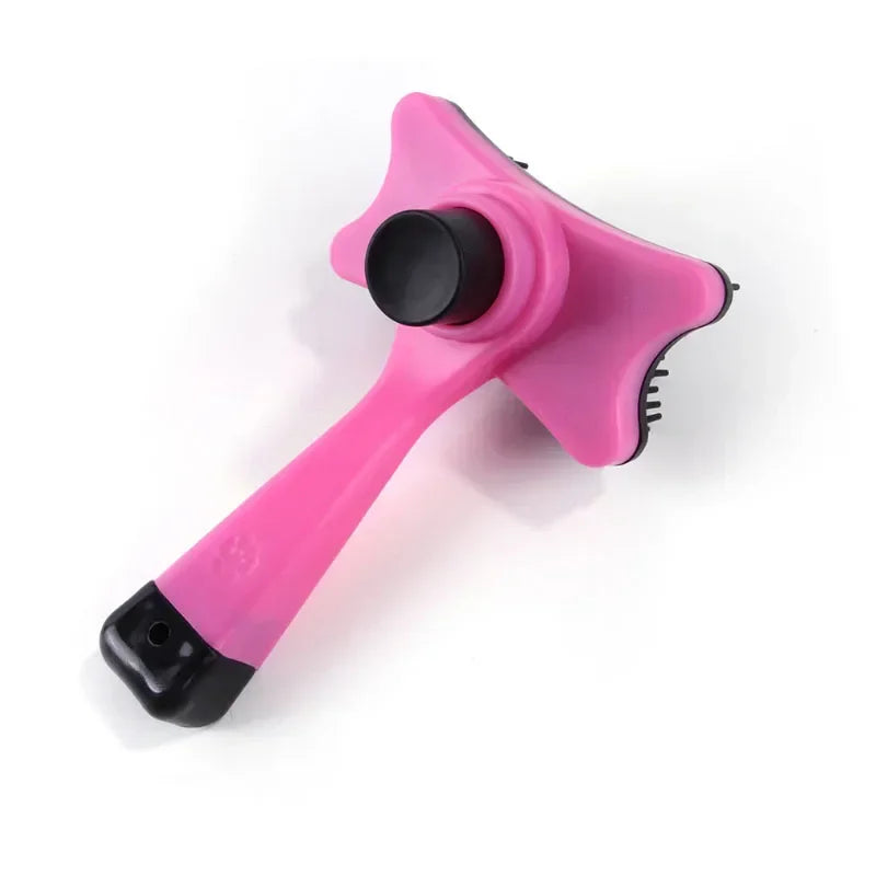 Brosse de nettoyage pour enlever les poils d'animaux de compagnie adaptée aux chats et aux chiens avec une tête de massage unique