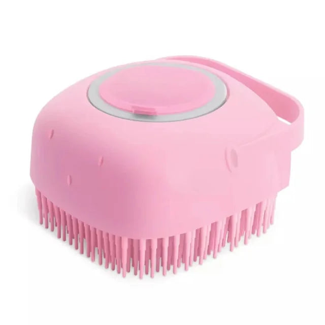 Brosse de bain pour chien et chat 2 en 1 Peigne de massage SPA pour animaux de compagnie