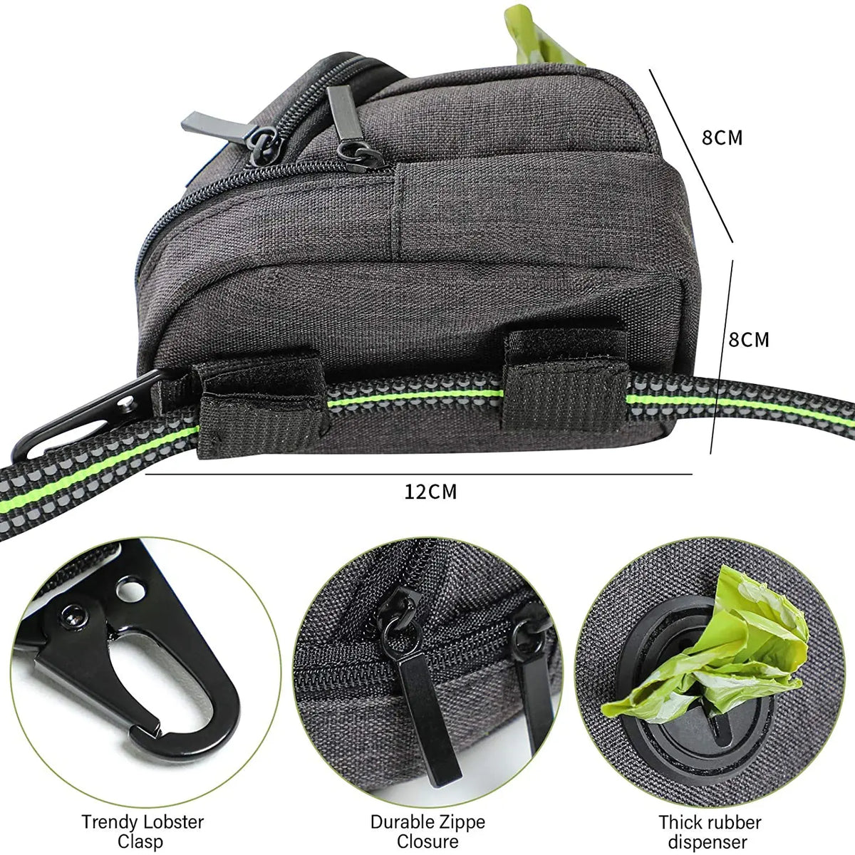 Sac de Traitement pour Chien Portable Multifonctionnel pour Entraînement en Plein Air Voyage Durable Accessoires pour Animaux de Compagnie