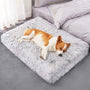 Lit lavable en peluche pour chien