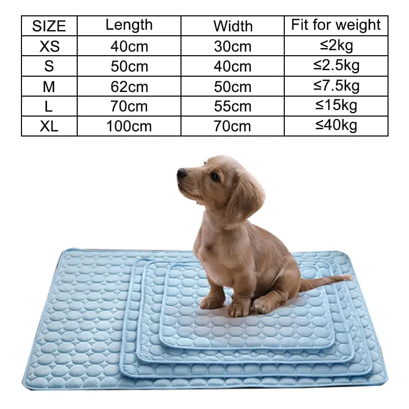 Tapis rafraîchissant pour chien d'été