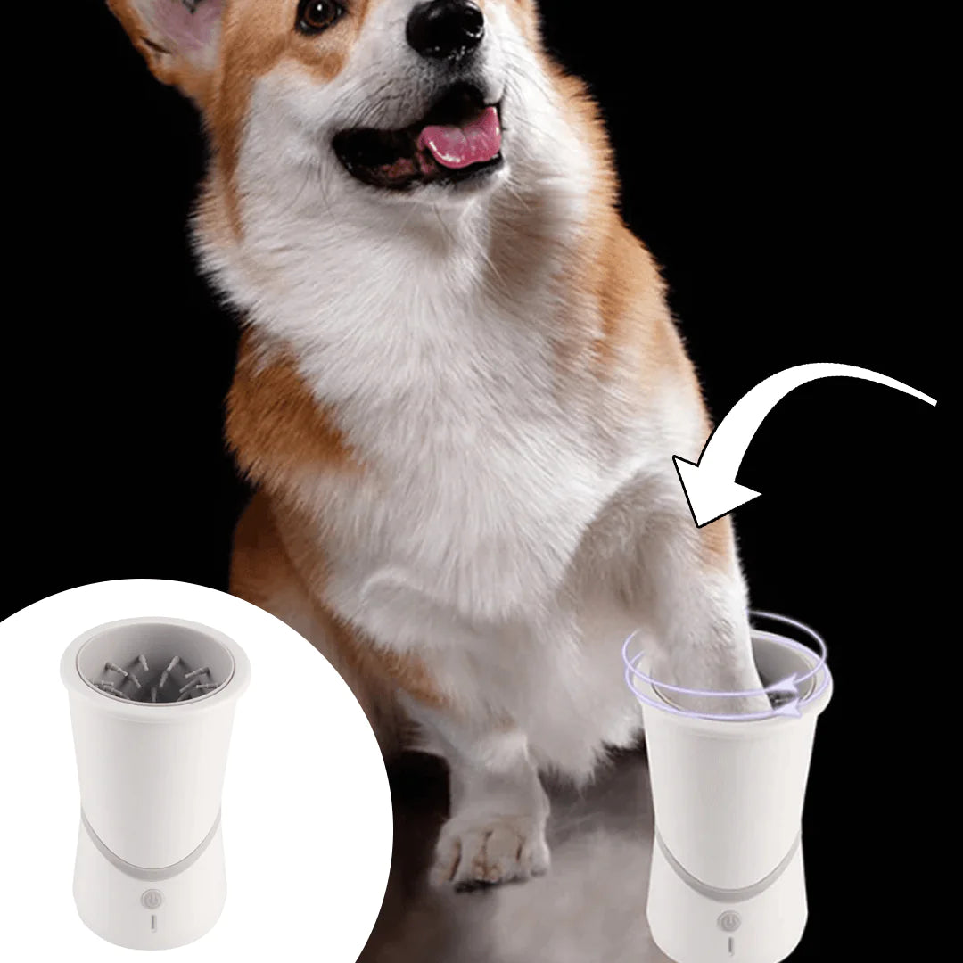 Nettoyeur automatique de pattes de chien