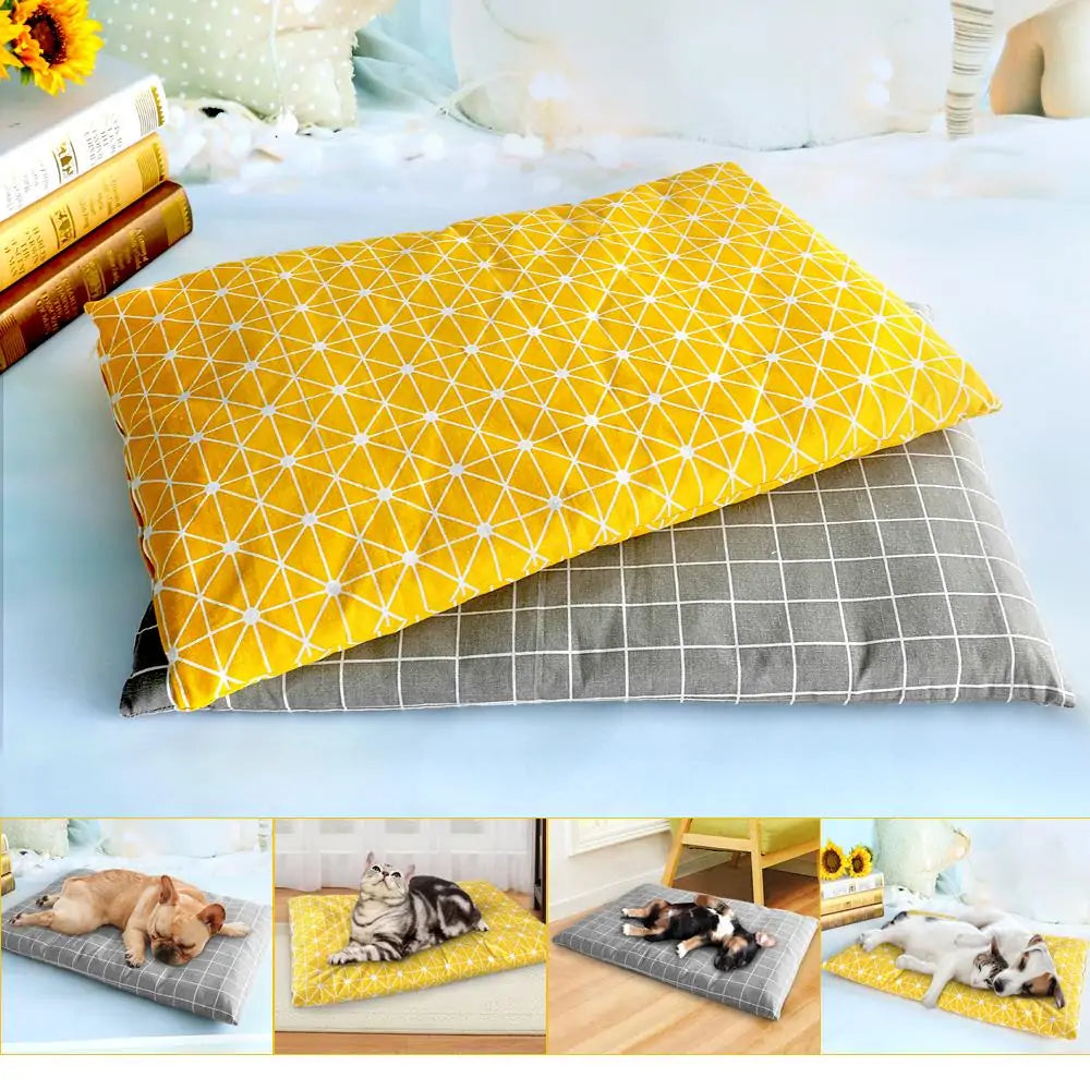 Tapis doux pour lit de chien