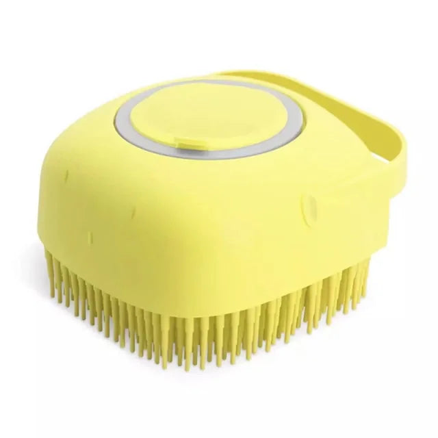 Brosse de bain pour chien et chat 2 en 1 Peigne de massage SPA pour animaux de compagnie