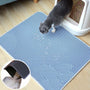 Tapis de litière pour chat imperméable, pliable et antidérapant